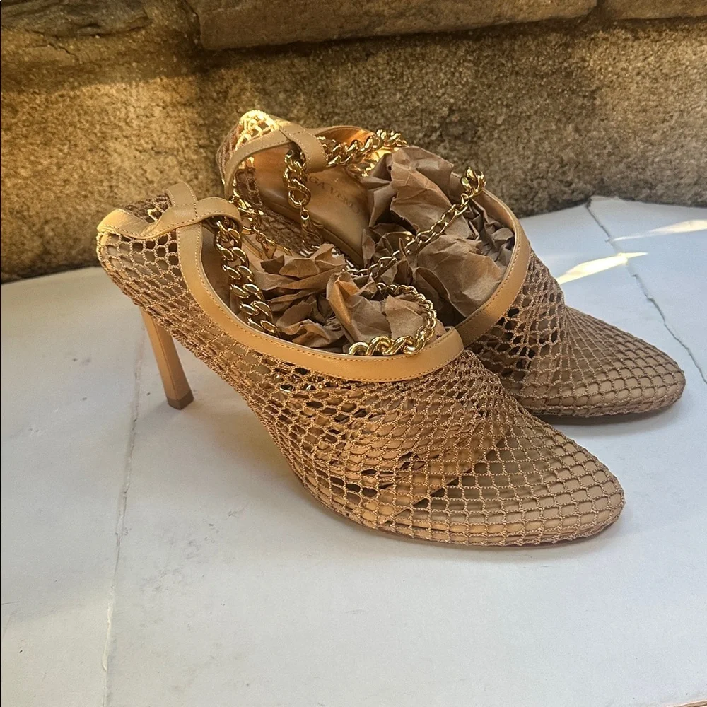 Bottega Veneta Mesh Chain Details Pumps - Picture 5 of 10